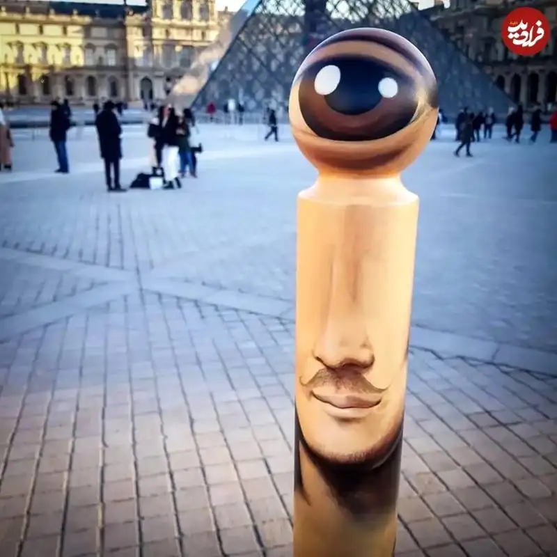 تصاویر؛ هنر خیابانی؛ خلاقیت هنرمند فرانسوی که جانوران «تک چشم» را به خیابان می آورد