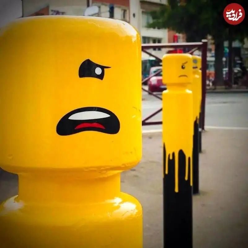 تصاویر؛ هنر خیابانی؛ خلاقیت هنرمند فرانسوی که جانوران «تک چشم» را به خیابان می آورد