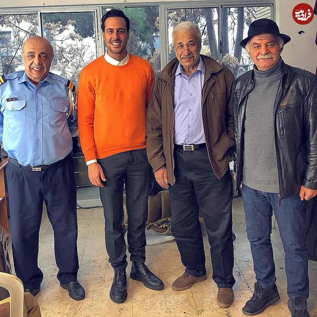 عکس؛ سفر در زمان؛ «شمر سریال مختار در کنار سیروس گرجستانی»؛ سال 1396