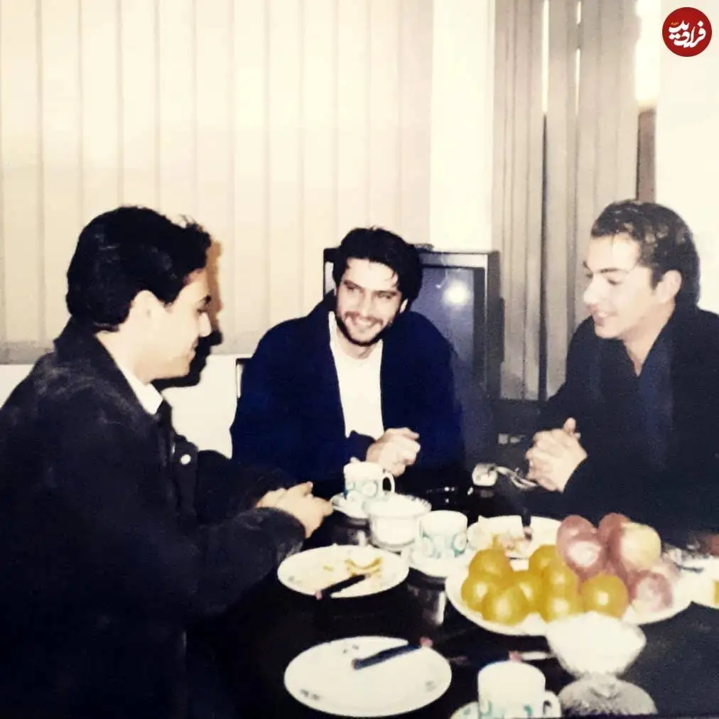 عکس؛ سفر در زمان؛ دورهمی «ناصر، کامران و نیما» سریال خط قرمز؛ سال 1380