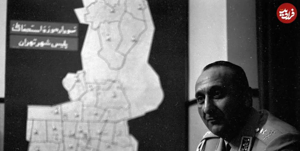 عکس؛ سفر در زمان؛ «نعمت الله نصیری، در دفترش وقتی رئیس شهربانی بود»؛ سال 1342