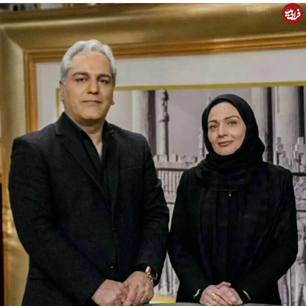 عکس؛ سفر در زمان؛ «خانم کوچیک» سریال پس از باران در کنار مهران مدیری؛ سال 96