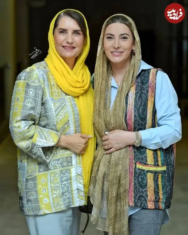 عکس؛ سفر زمان؛ «پری سیما» (سریال ستایش) در کنار «عمره، زن دوم مختار» (مختارنامه) در یک مراسم