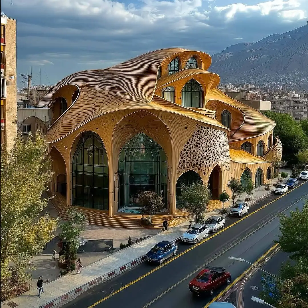 تصاویر؛ شاهکار معماری با الهام از کویر و هنر ایرانی