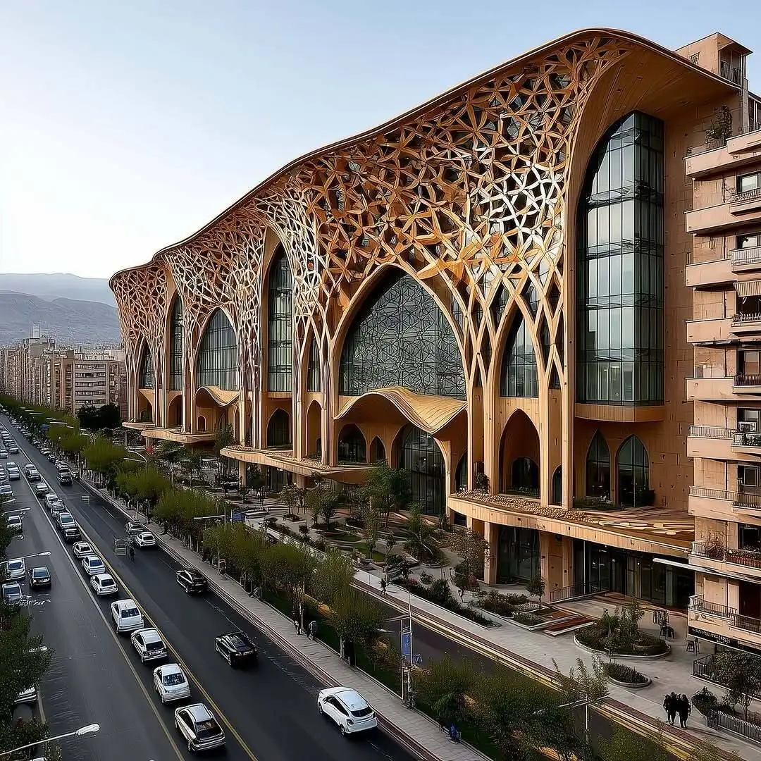 تصاویر؛ شاهکار معماری با الهام از کویر و هنر ایرانی