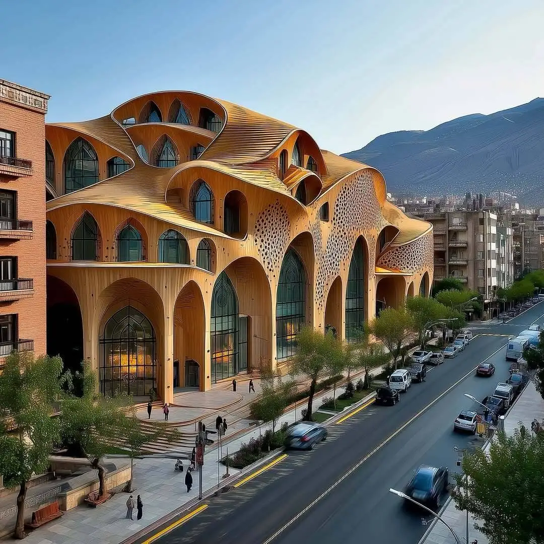 تصاویر؛ شاهکار معماری با الهام از کویر و هنر ایرانی