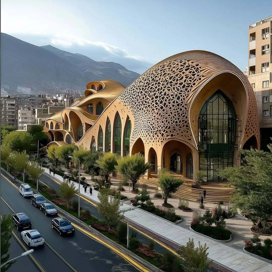 تصاویر؛ شاهکار معماری با الهام از کویر و هنر ایرانی