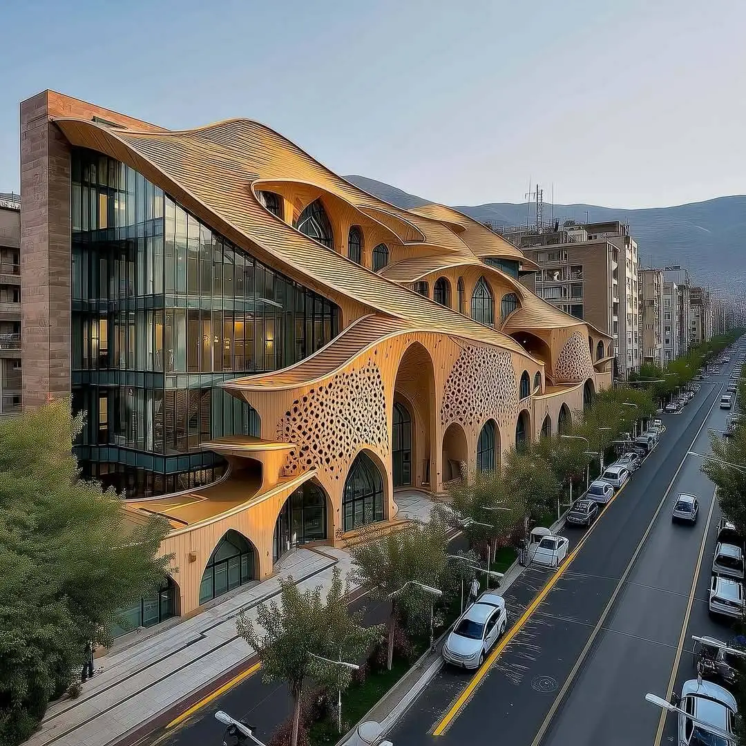 تصاویر؛ شاهکار معماری با الهام از کویر و هنر ایرانی