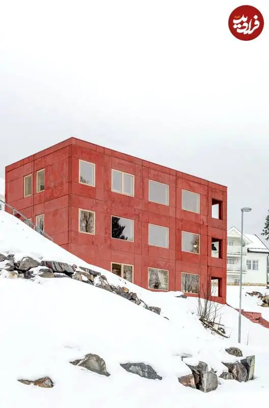 تصاویر؛ زیباترین ساختمان های مدرن که با «بتن قرمز» ساخته شده اند