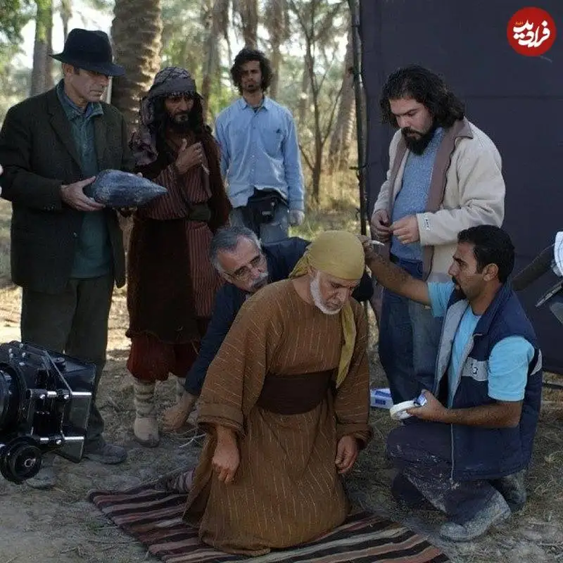 عکس؛ سفر به تاریخ؛ «غلام شمر و غلام مختار» در پشت صحنه سریال «مختارنامه»