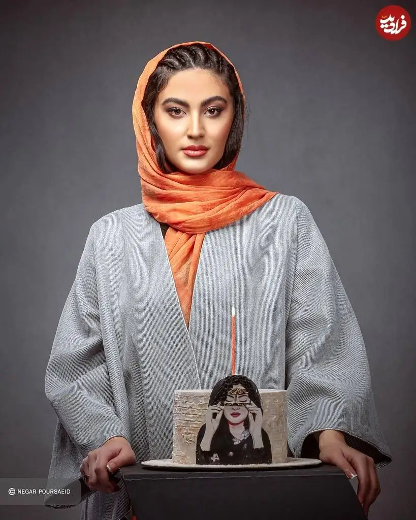 عکس؛ سفر در زمان؛ «فخرالزمان» سریال بانوی عمارت در جشن تولد 24 سالگی اش؛ سال 1401