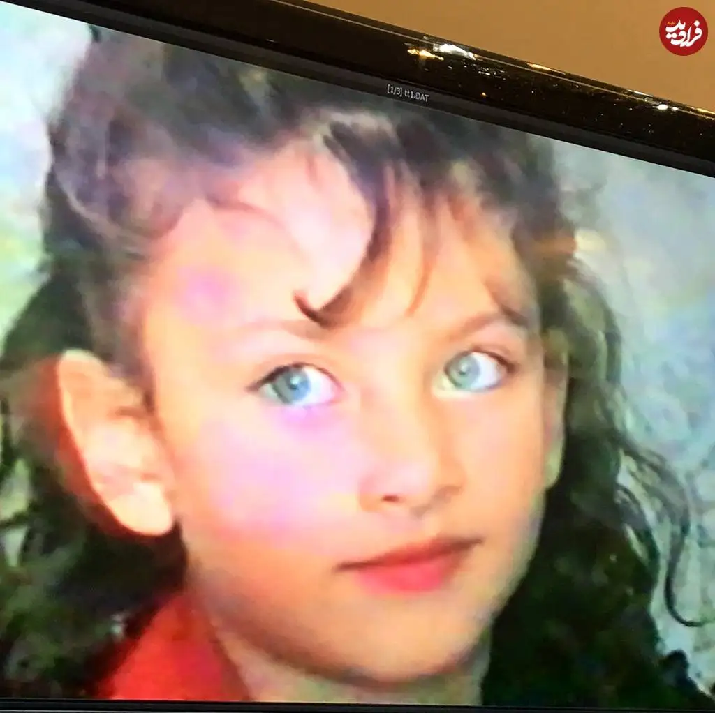 عکس؛ سفر در زمان؛ «مامان صدیقه» سریال بچه مهندس 1 در 7 سالگی؛ سال 1375