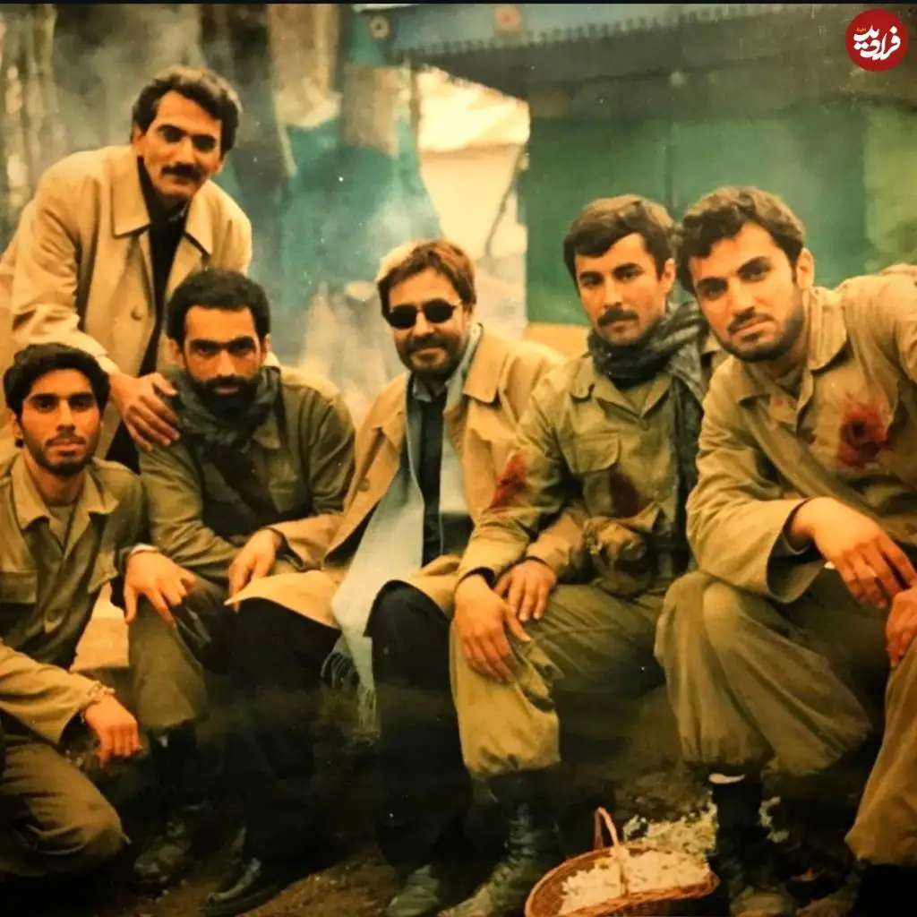 عکس؛ سفر در زمان؛ «هانی بن عُروِه» سریال مختار در کنار خسرو شکیبایی؛ سال 80