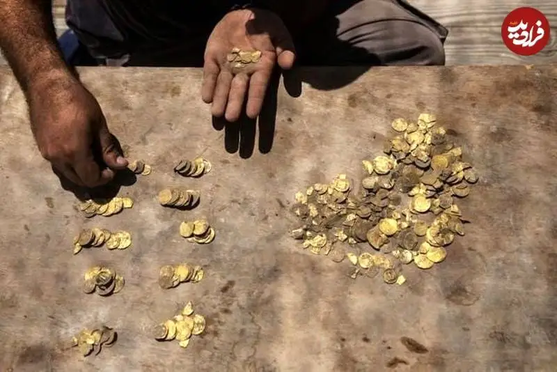 «کوزۀ سکّه های طلای خلافت عباسی» بعد از 1100 سال از زیر خاک بیرون آمد