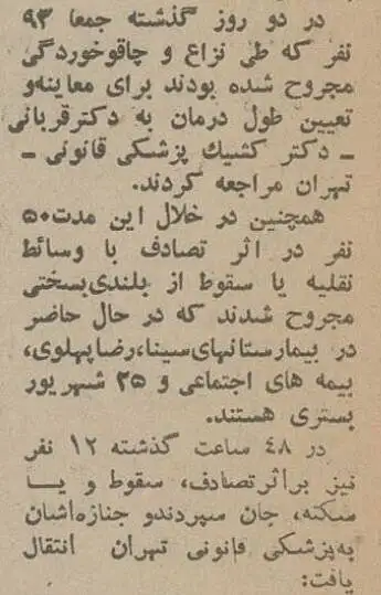 عکس؛ سفر در زمان؛ 60 نفر در گرمترین روزهای تهران خود کـشی کردند!