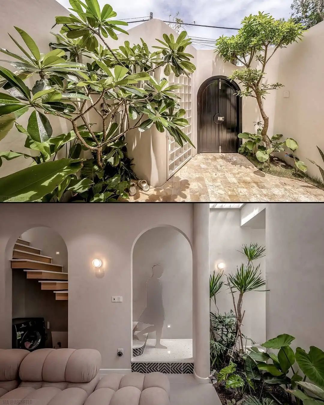 تصاویر؛ خانه 7 باغ؛ مقداری زیبایی معماری در 103 متر مربع ببینیم