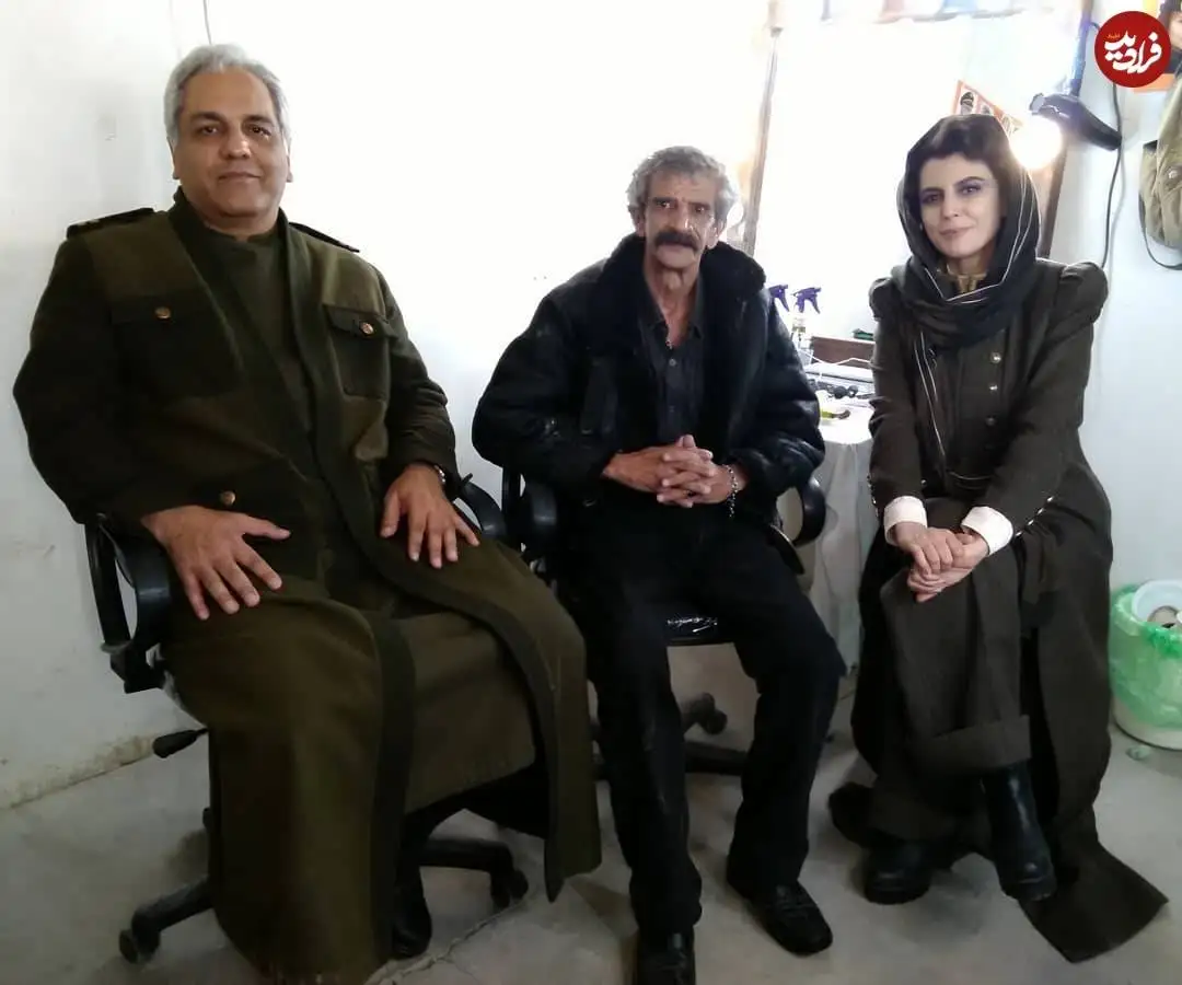 عکس؛ سفر در زمان؛ «اوس ناصر» سریال بچه مهندس 2 در کنار مهران مدیری و لیلا حاتمی؛ سال 97