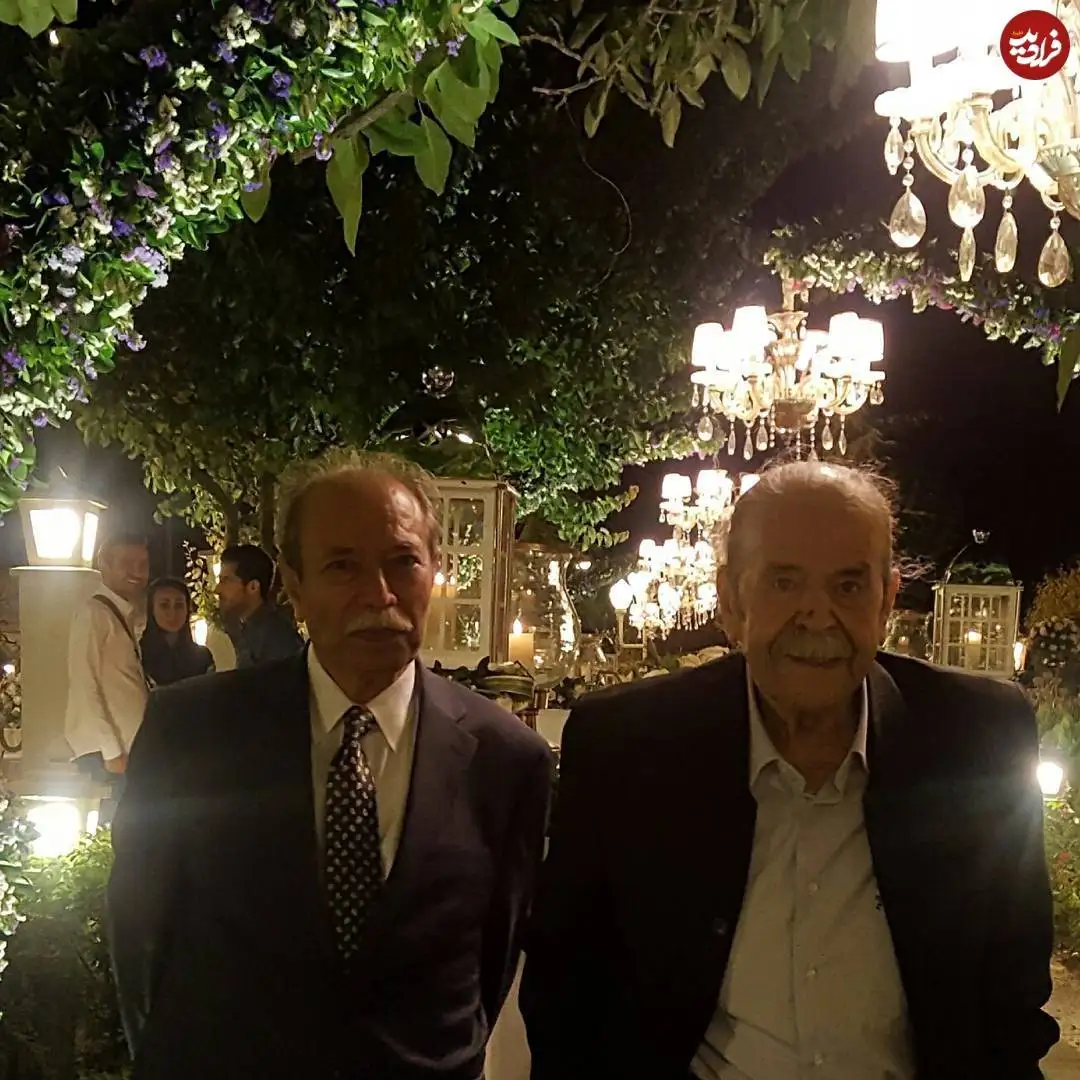 عکس؛ سفر در زمان؛ «بزرگ آقا» سریال شهرزاد در کنار محمدعلی کشاورز؛ سال 95