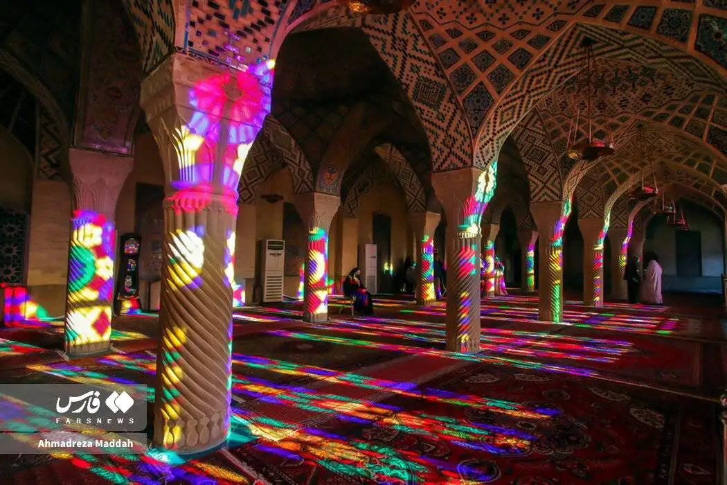 تصاویر؛ مسجد صورتی شیراز کجاست ؟