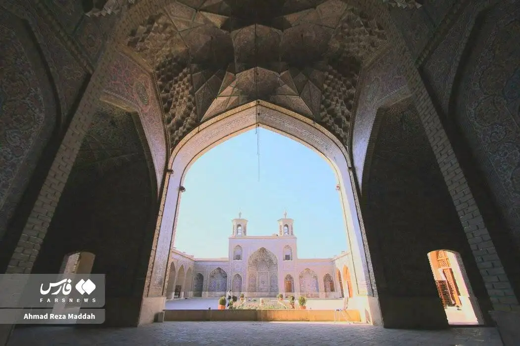 تصاویر؛ مسجد صورتی شیراز کجاست ؟