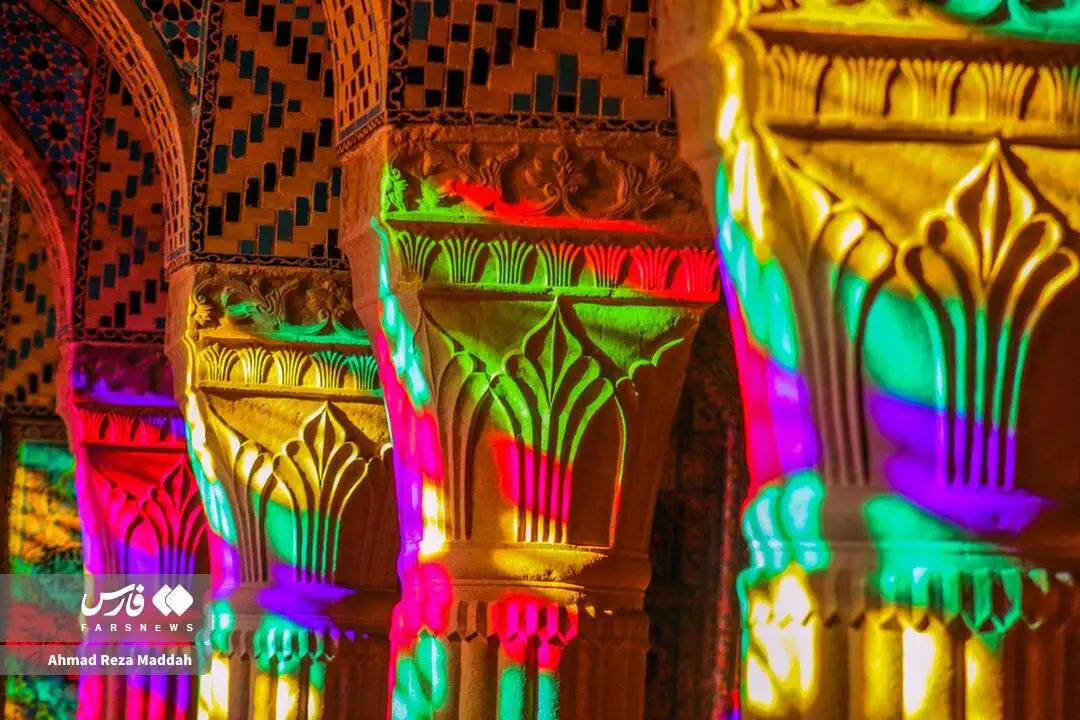 تصاویر؛ مسجد صورتی شیراز کجاست ؟