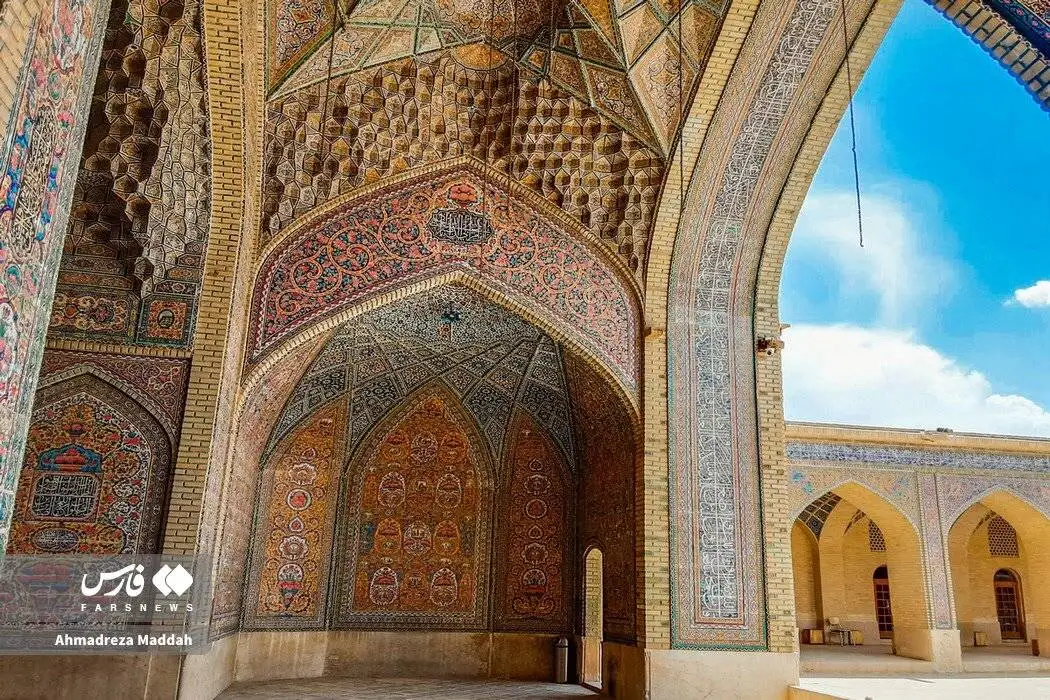 تصاویر؛ مسجد صورتی شیراز کجاست ؟