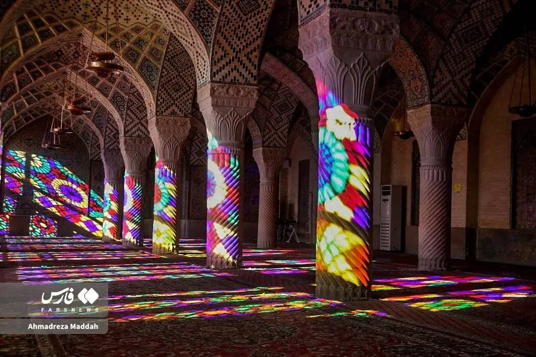 تصاویر؛ مسجد صورتی شیراز کجاست ؟