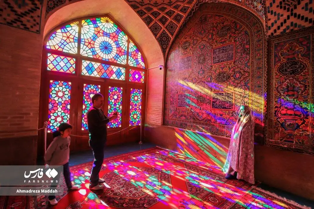 تصاویر؛ مسجد صورتی شیراز کجاست ؟
