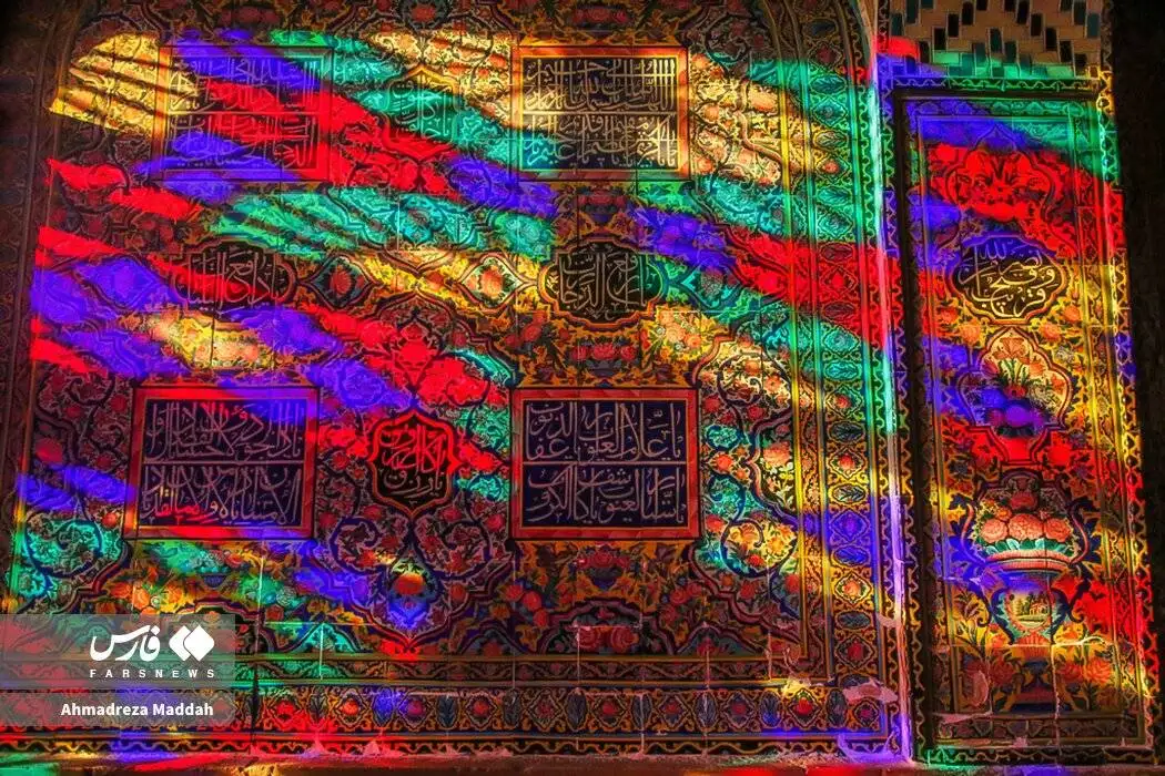 تصاویر؛ مسجد صورتی شیراز کجاست ؟