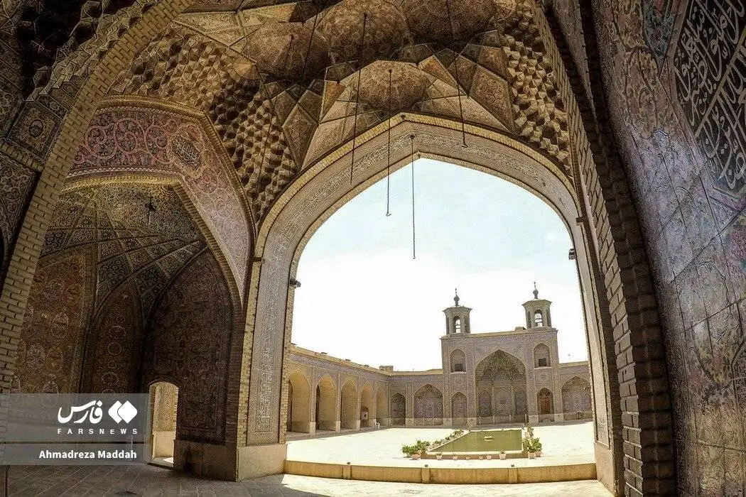 تصاویر؛ مسجد صورتی شیراز کجاست ؟