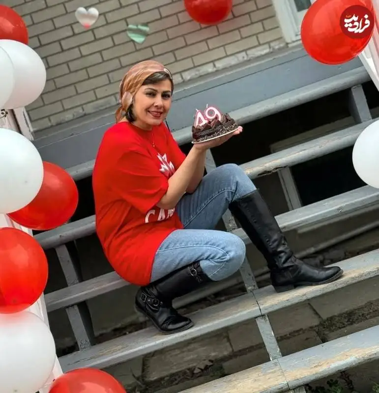 عکس؛ سفر زمان؛ چهرۀ «ملیحه» (فیلم پرندۀ کوچک خوشبختی) بعد از 37 سال در جشن تولدش