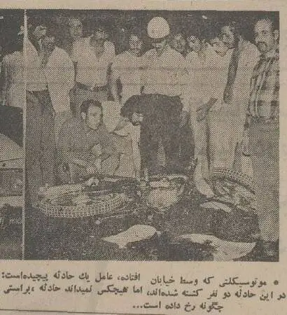 عکس؛ سفر در زمان؛ 3 تصادف خونین و مرگبار در یک شب در خیابان آزادی