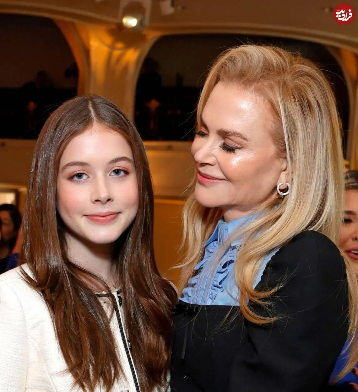 عکس؛ سفر در زمان؛ «نیکول کیدمن 57 ساله در کنار دختر 13 ساله اش»؛ سال 1403