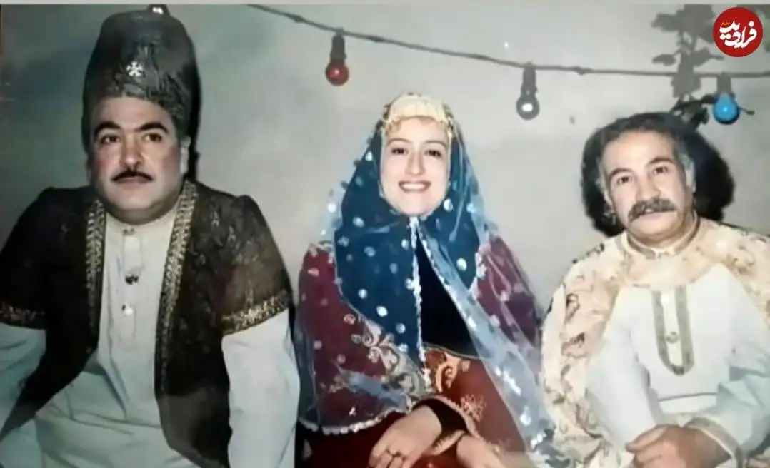 عکس؛ سفر در زمان؛ «سعیدپیردوست  ، فاطمه هاشمی و ساعد هدایتی» در پشت صحنه سریال شب های برره؛ سال 1384