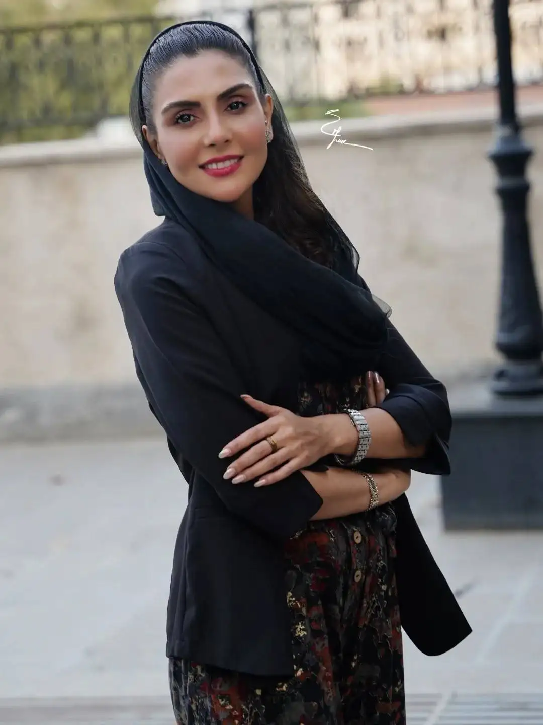 عکس؛ درخشش شریِ پایتخت با یک تیپ جذاب و خانومانه