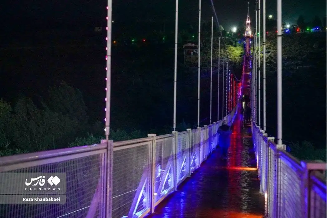 تصاویر؛ پل معلق در دل دره زیبای خیاوچای، عکس پل معلق مشگین شهر