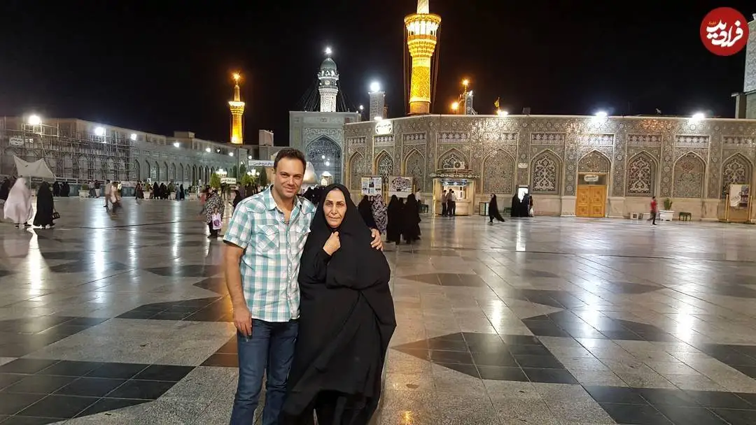 عکس| سفر در زمان؛ «فلاحتی» سریال ستایش 3 در کنار مادرش؛ سال 96