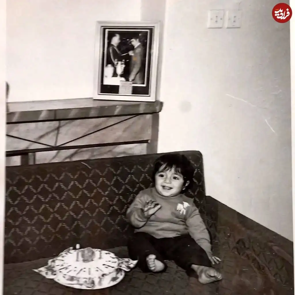 عکس؛ سفر در زمان| «عباسی، پدر مژگان» سریال بچه مهندس 2 در 1 سالگی؛ سال 1350