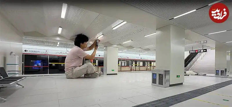 تصاویر؛ مرد چینی برای «گربه هایش» یک «مترو» واقعی ساخت