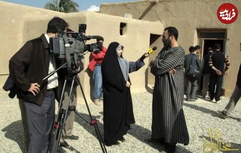 عکس| سفر به تاریخ؛ مصاحبۀ «مختار ثقفی» با شبکه خبر در پشت صحنه سریال «مختارنامه»