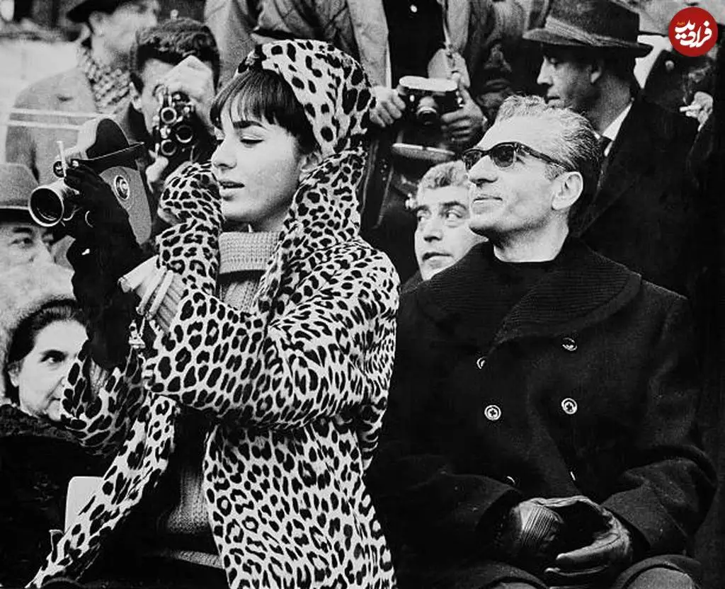 عکس| سفر در زمان؛ «محمدرضا پهلوی و همسر سوم اش» در المپیک زمستانی اتریش؛ سال 1342