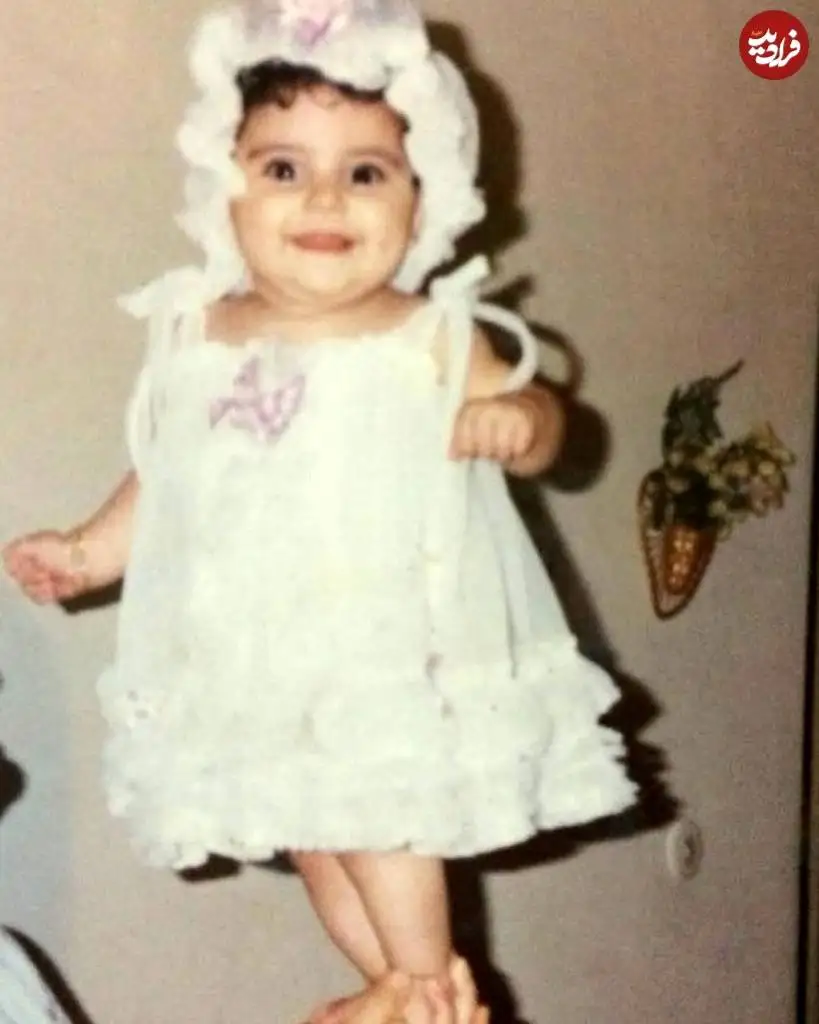 عکس| سفر در زمان؛ «مژده لواسانی» مجری مشهور تلویزیون در 1 سالگی؛ سال 69