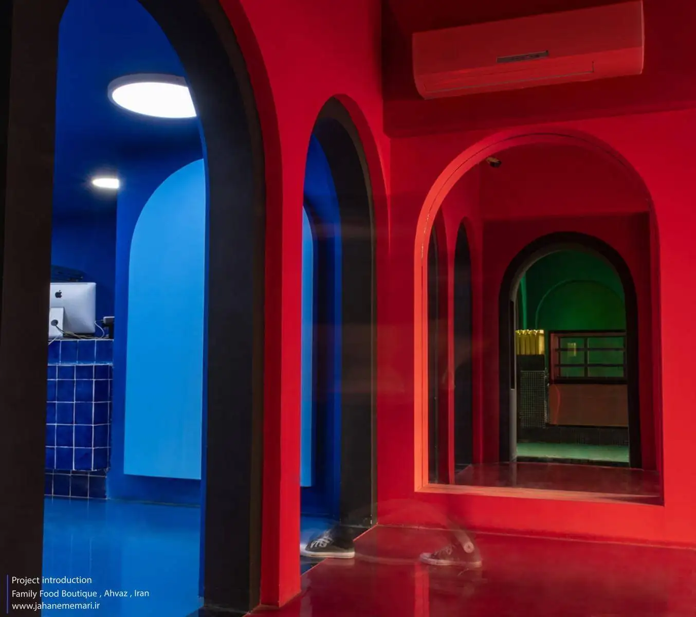 تصاویر؛ معماری داخلی فودبوتیک ایرانی در اهواز