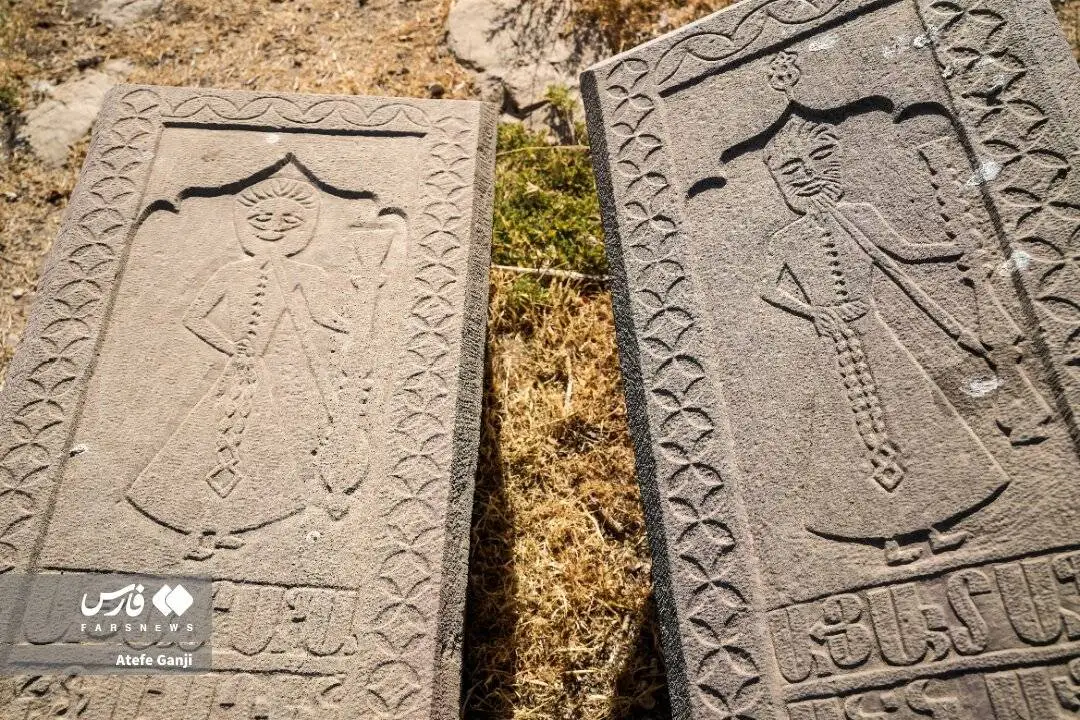 تصاویر؛ سنگ قبرهای خاص قبرستان ارامنه سیرَک را ببینید