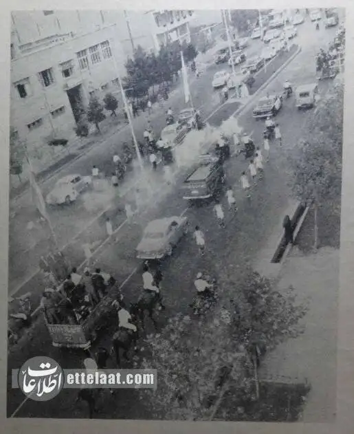 تصاویر؛ سفر در زمان؛ مشعل المپیک برای اولین بار به خیابان های تهران رسید! 