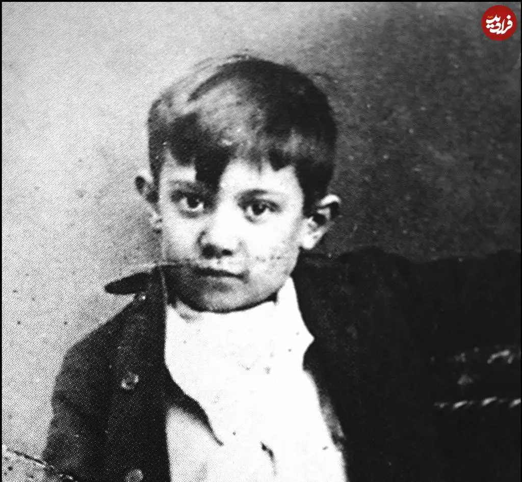 عکس| سفر در زمان؛ «پابلو پیکاسو» نابغه نقاشی در 10 سالگی؛ سال 1270