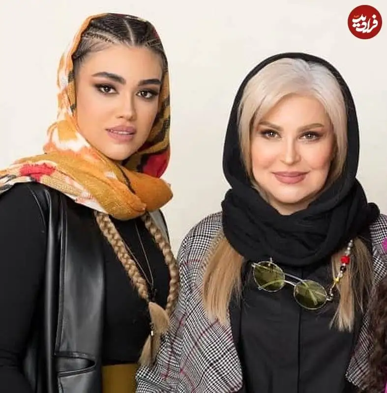 عکس| سفر زمان؛ «خانم بزرگ» (سریال ستایش 3) در کنار دخترش «مروارید»؛ سال 1400