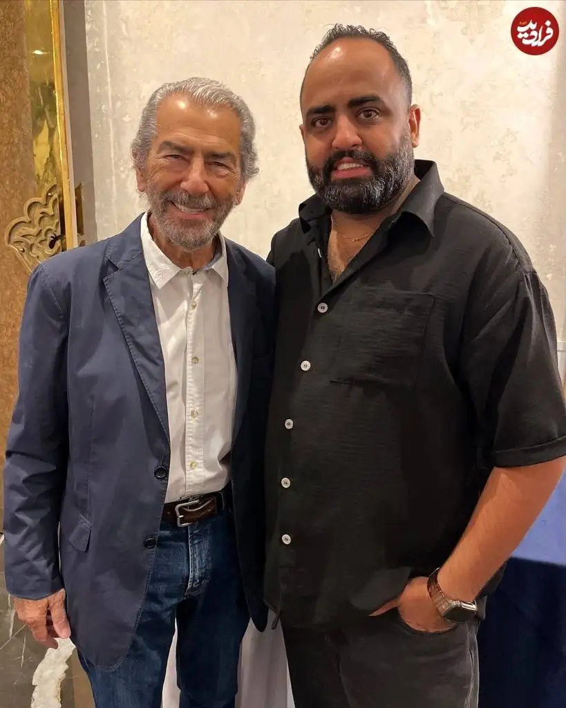 عکس| سفر در زمان؛ چهره «فرامرز قریبیان» بعد 50 سال در 83 سالگی