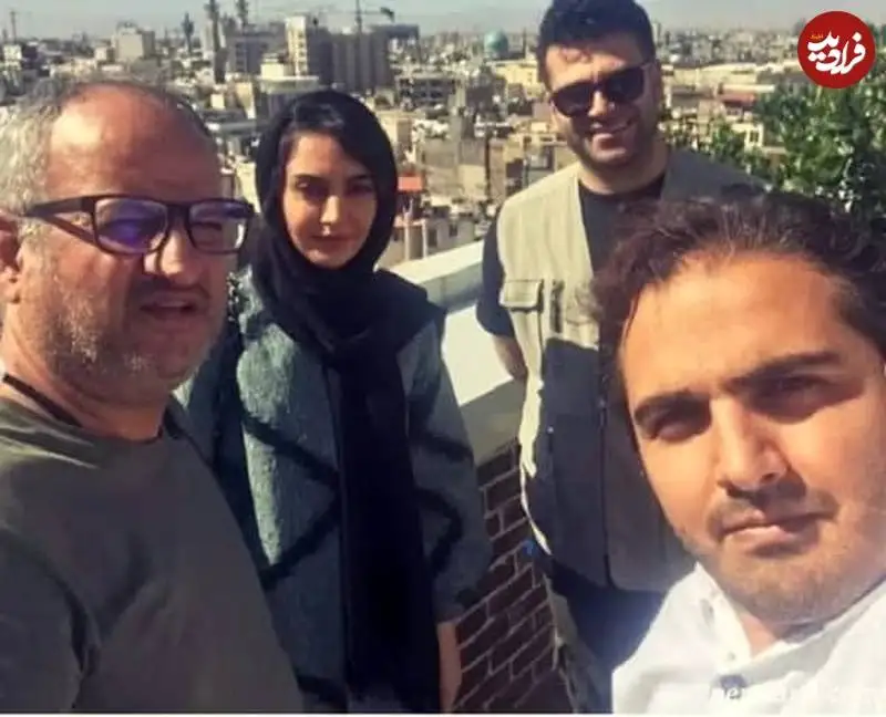 عکس| سفر زمان؛ «مرضیه» در کنار «مسعود تابش و جواد جوادی» در پشت صحنه «بچه مهندس»