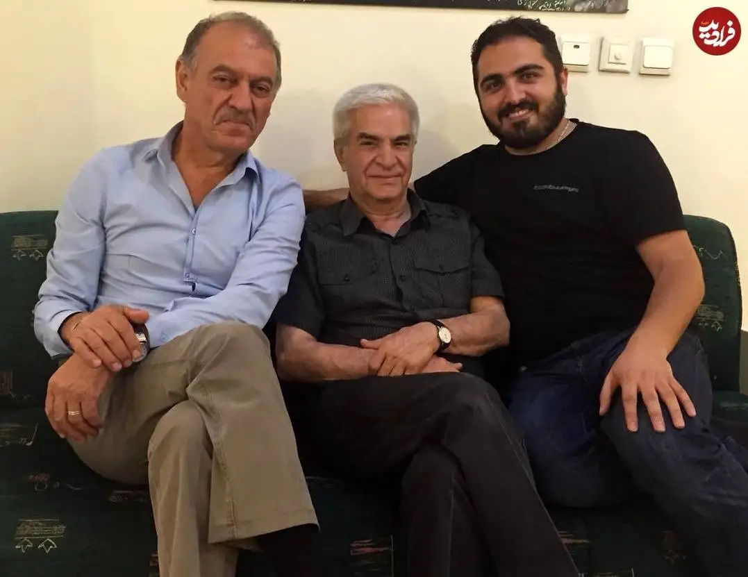 عکس| سفر در زمان؛ «مسعود» سریال بچه مهندس 3 در کنار «شمشیر» سریال پایتخت 7؛ سال 94